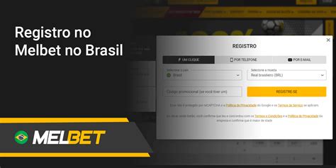 Registro no site MelBet Brasil